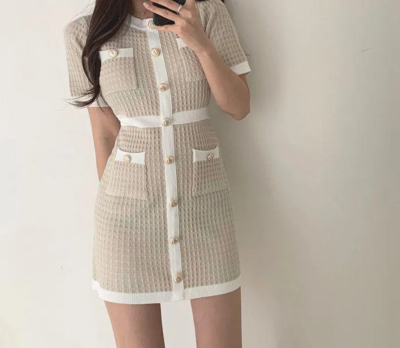 Sanya bodycon Knitted Mini Dress