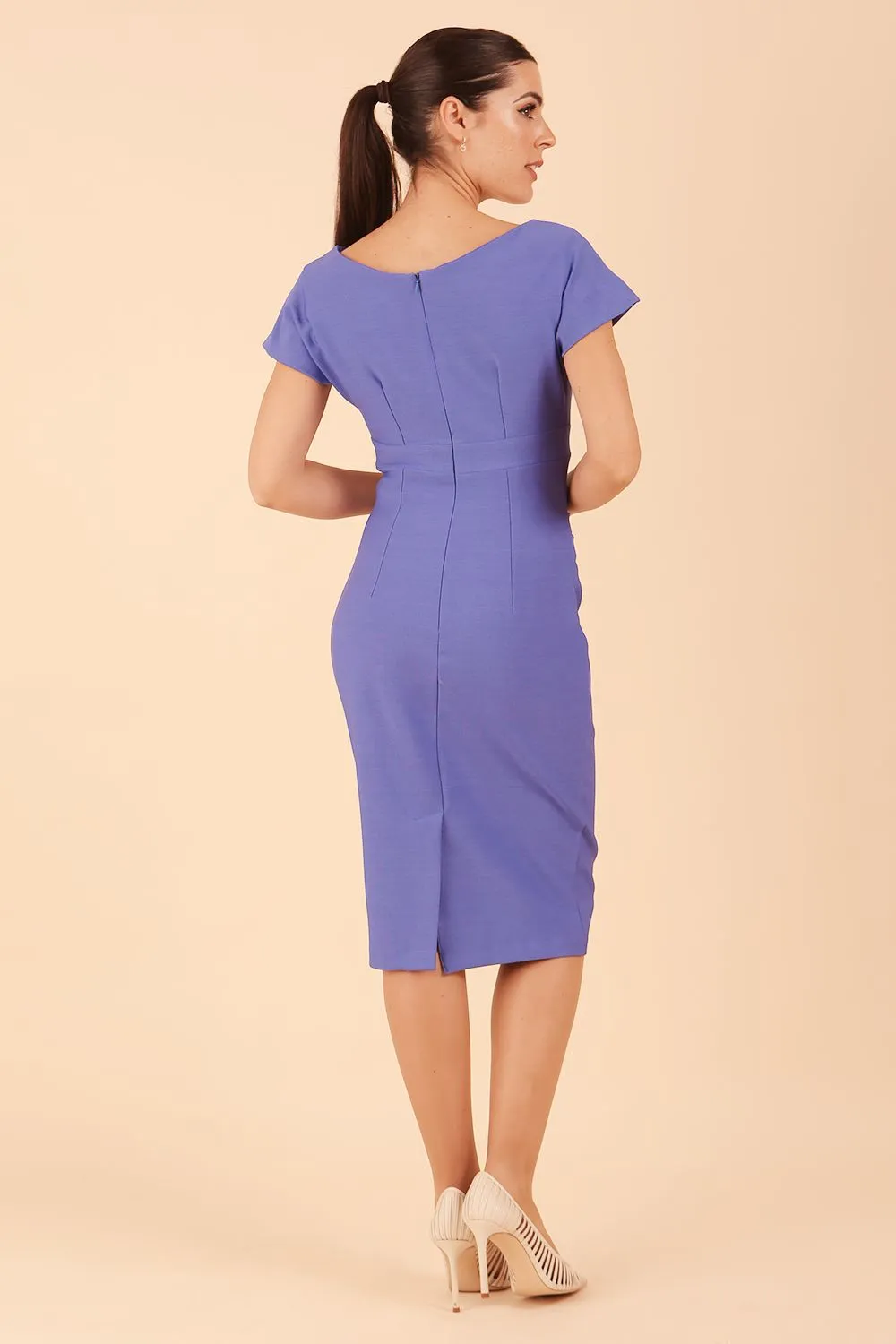 Seed Brooke Cap Sleeve Pencil Dress