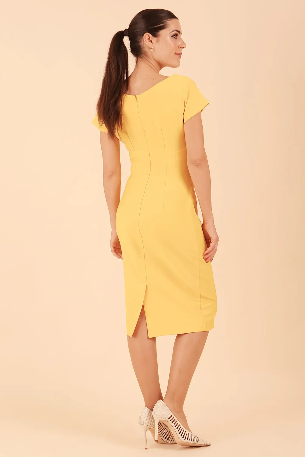 Seed Brooke Cap Sleeve Pencil Dress