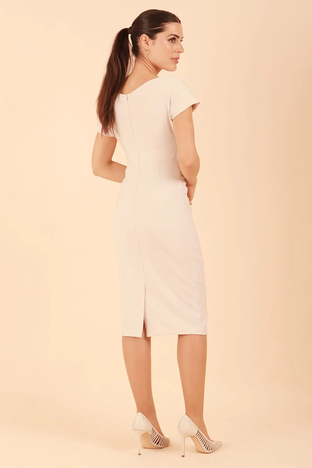 Seed Brooke Cap Sleeve Pencil Dress