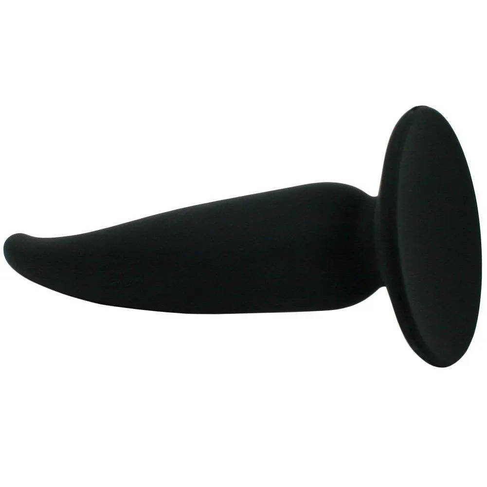 Silicone Tapered Anal Plug - Curved To Massage Your Prostate!