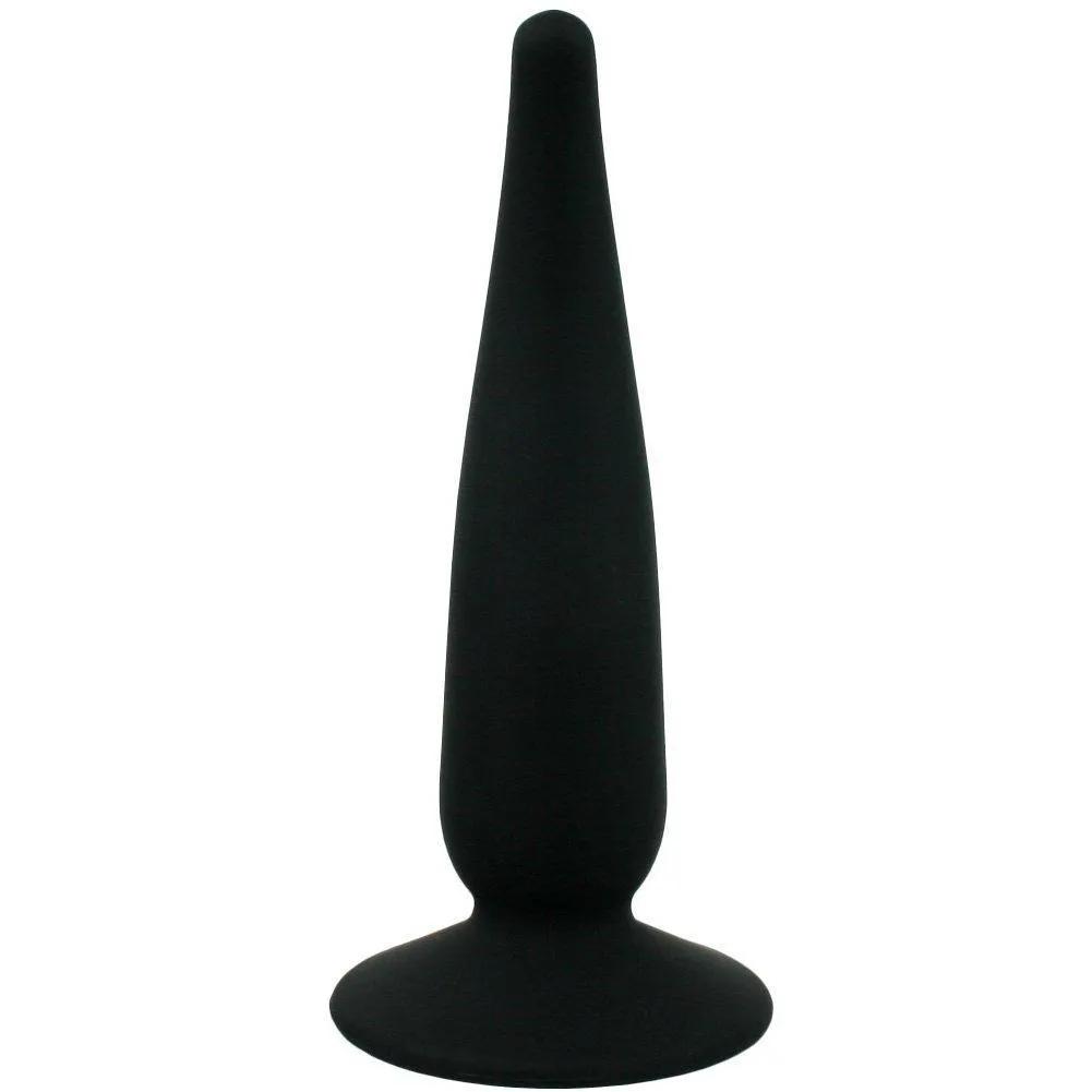 Silicone Tapered Anal Plug - Curved To Massage Your Prostate!