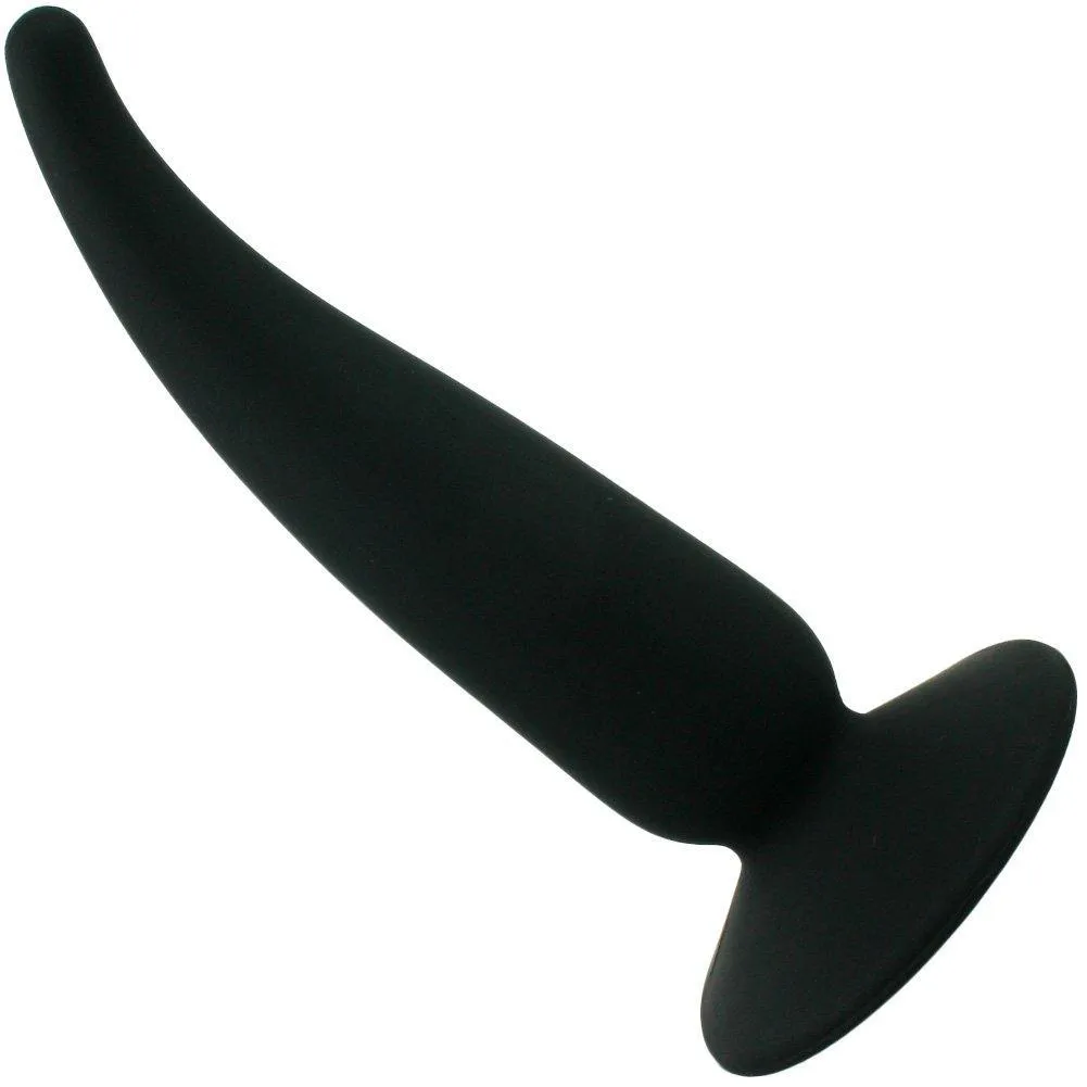 Silicone Tapered Anal Plug - Curved To Massage Your Prostate!