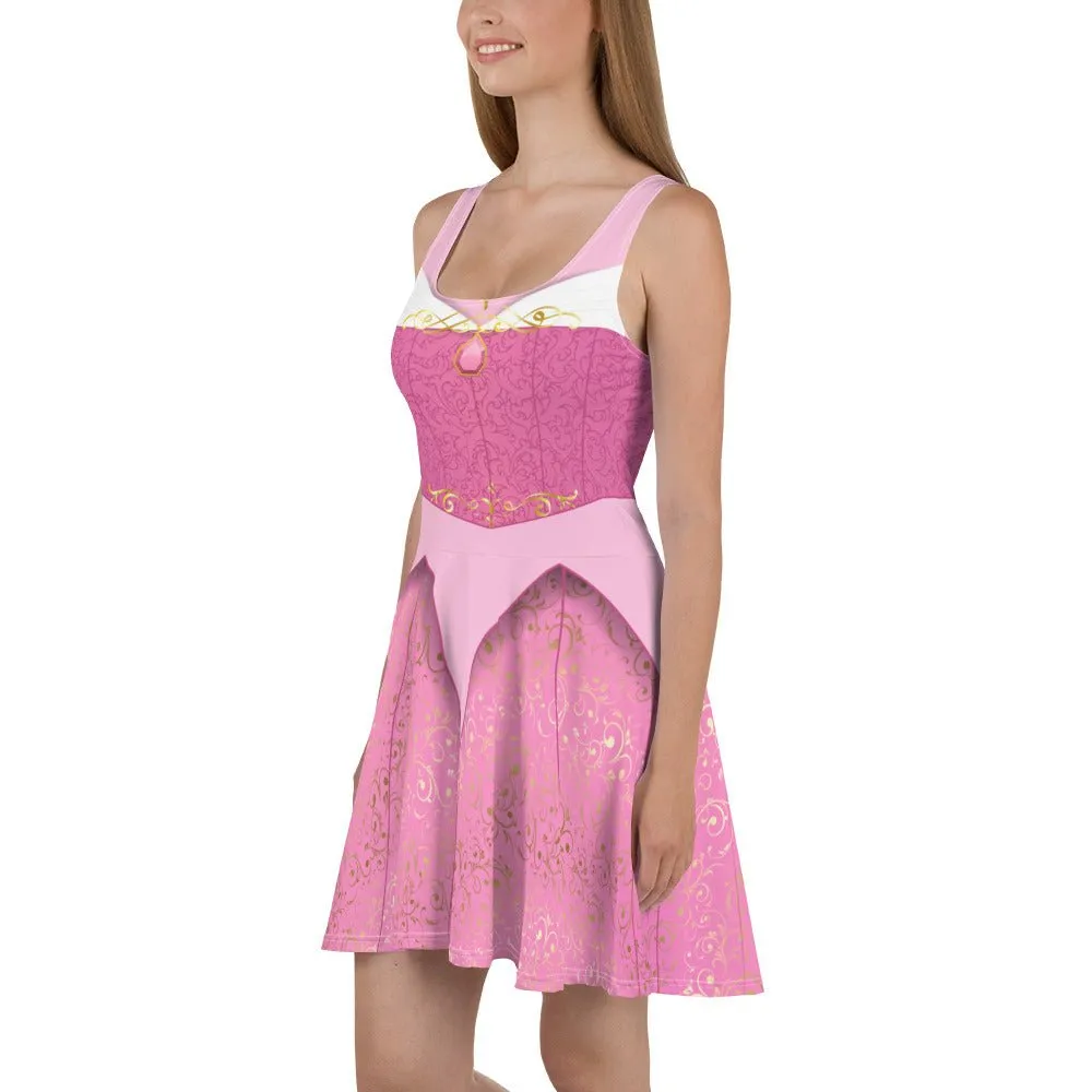 Sleeping Princess Skater Dress- Running Costume, Cosplay