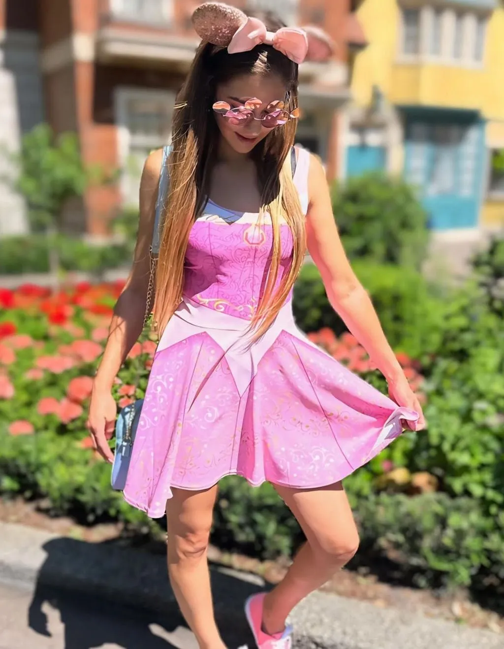 Sleeping Princess Skater Dress- Running Costume, Cosplay