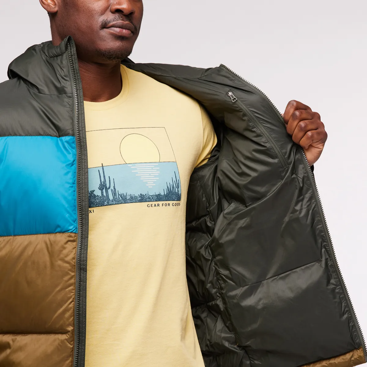 Solazo Down Hooded Jacket - Men's