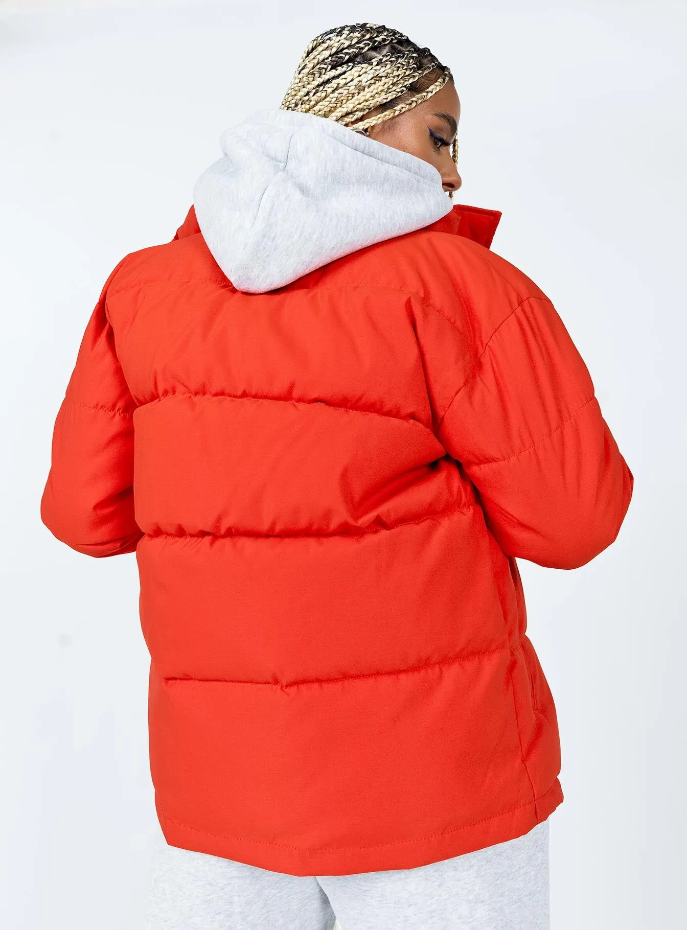 Southside Puffer Jacket Red