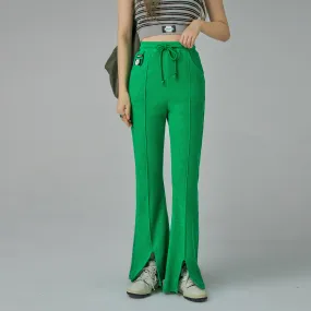 Strolling High Waist Flared Casual Pants