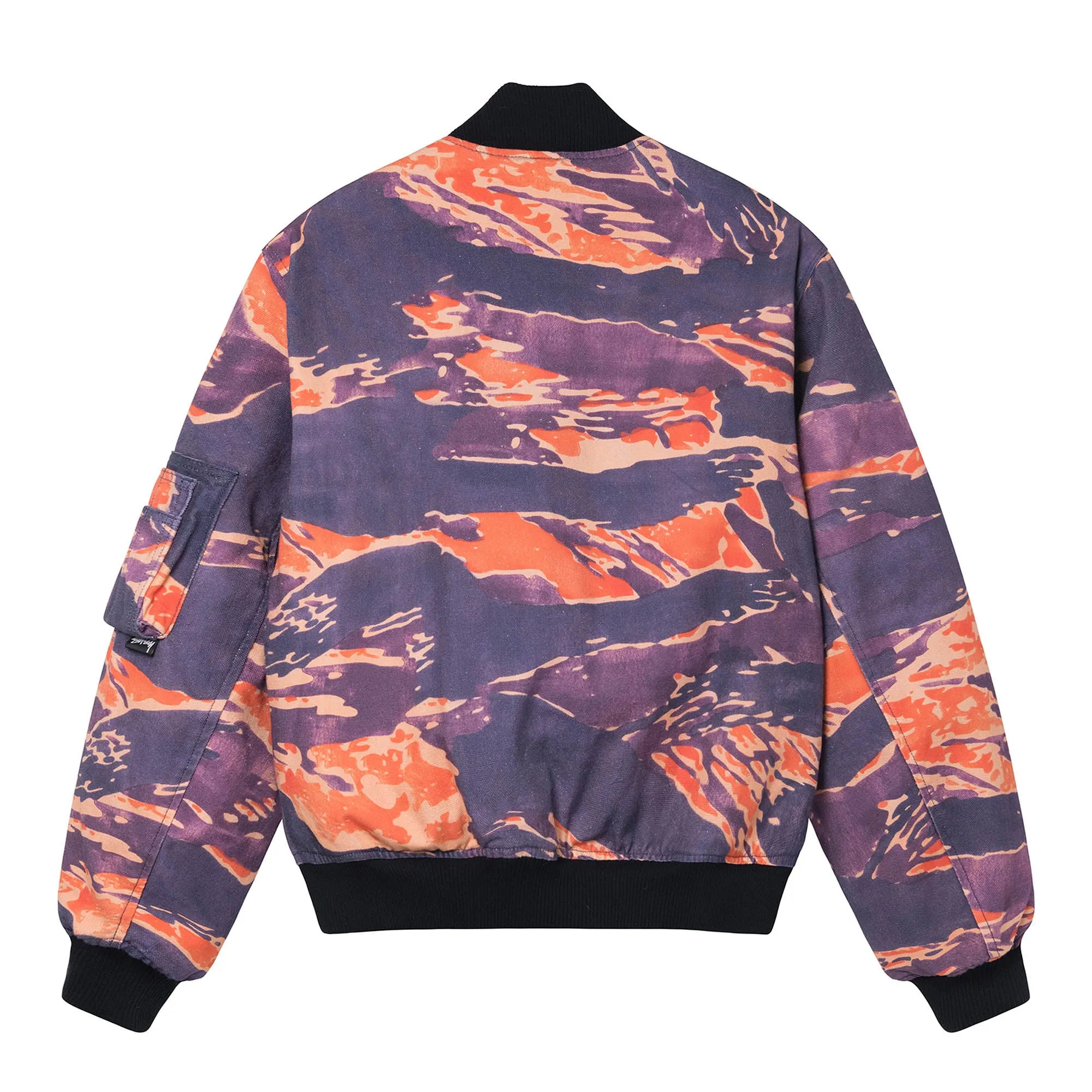 Stüssy - Tigris Canvas Bomber - (Purple)