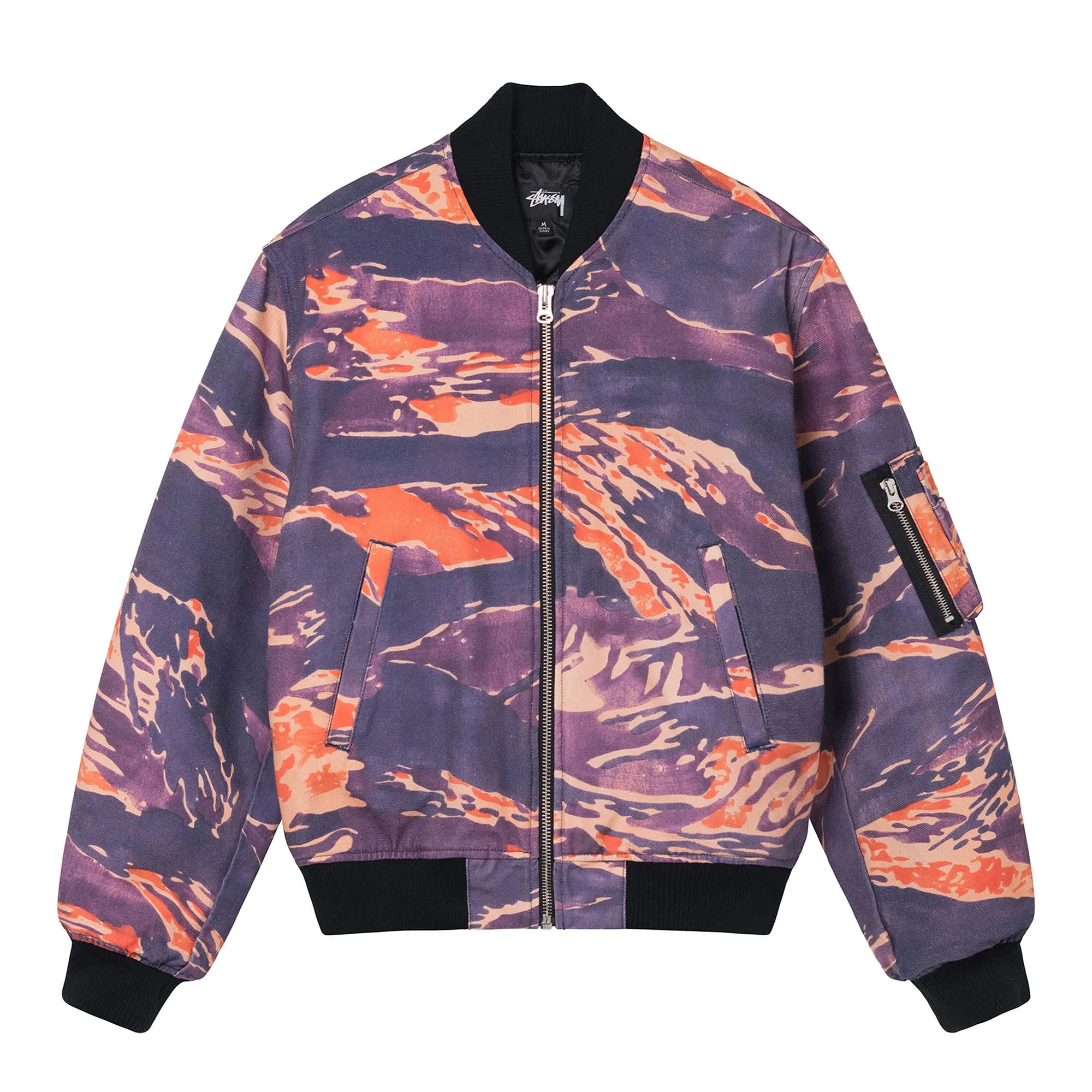 Stüssy - Tigris Canvas Bomber - (Purple)