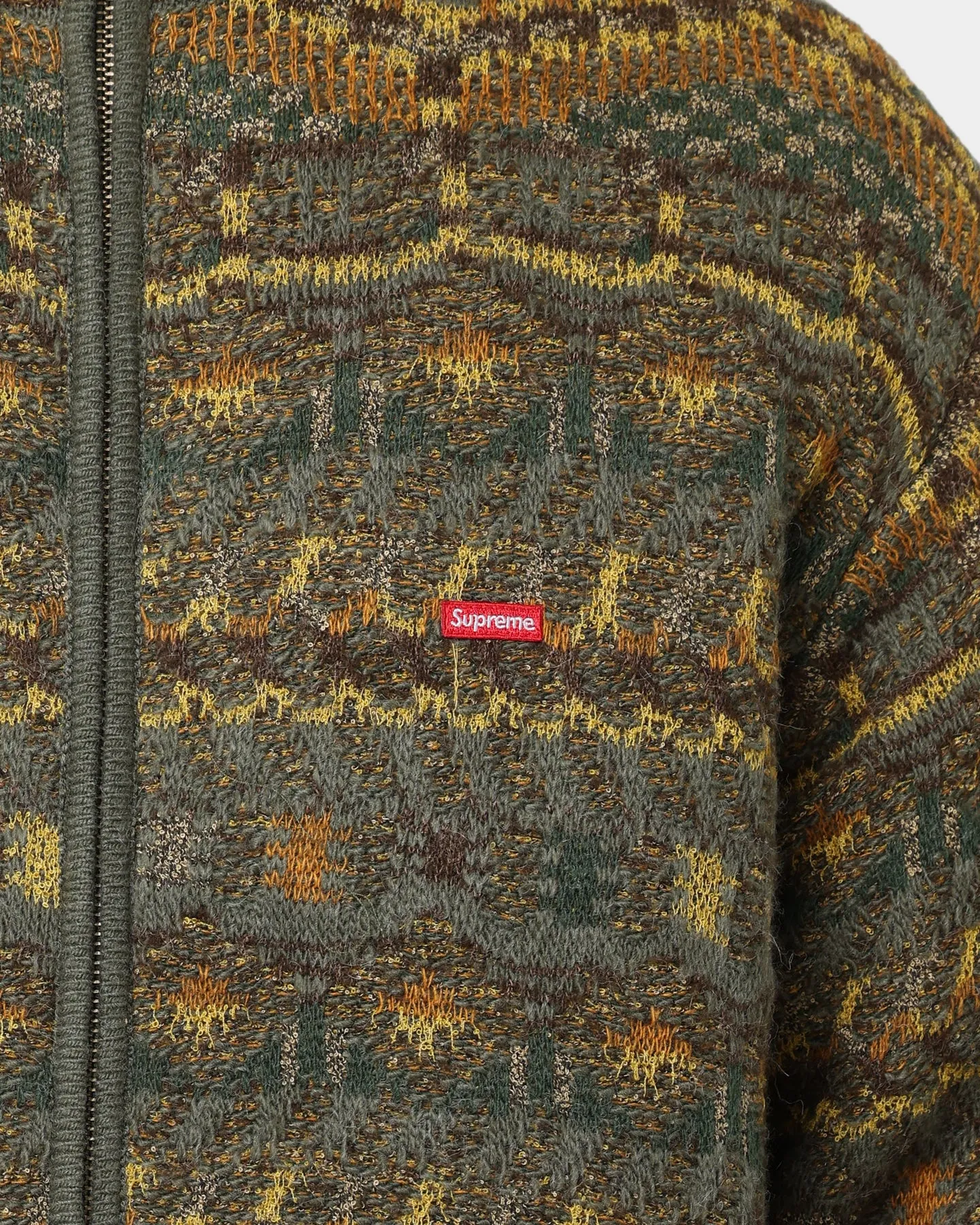 Supreme X Missoni Reversible Knit Jacket Brown