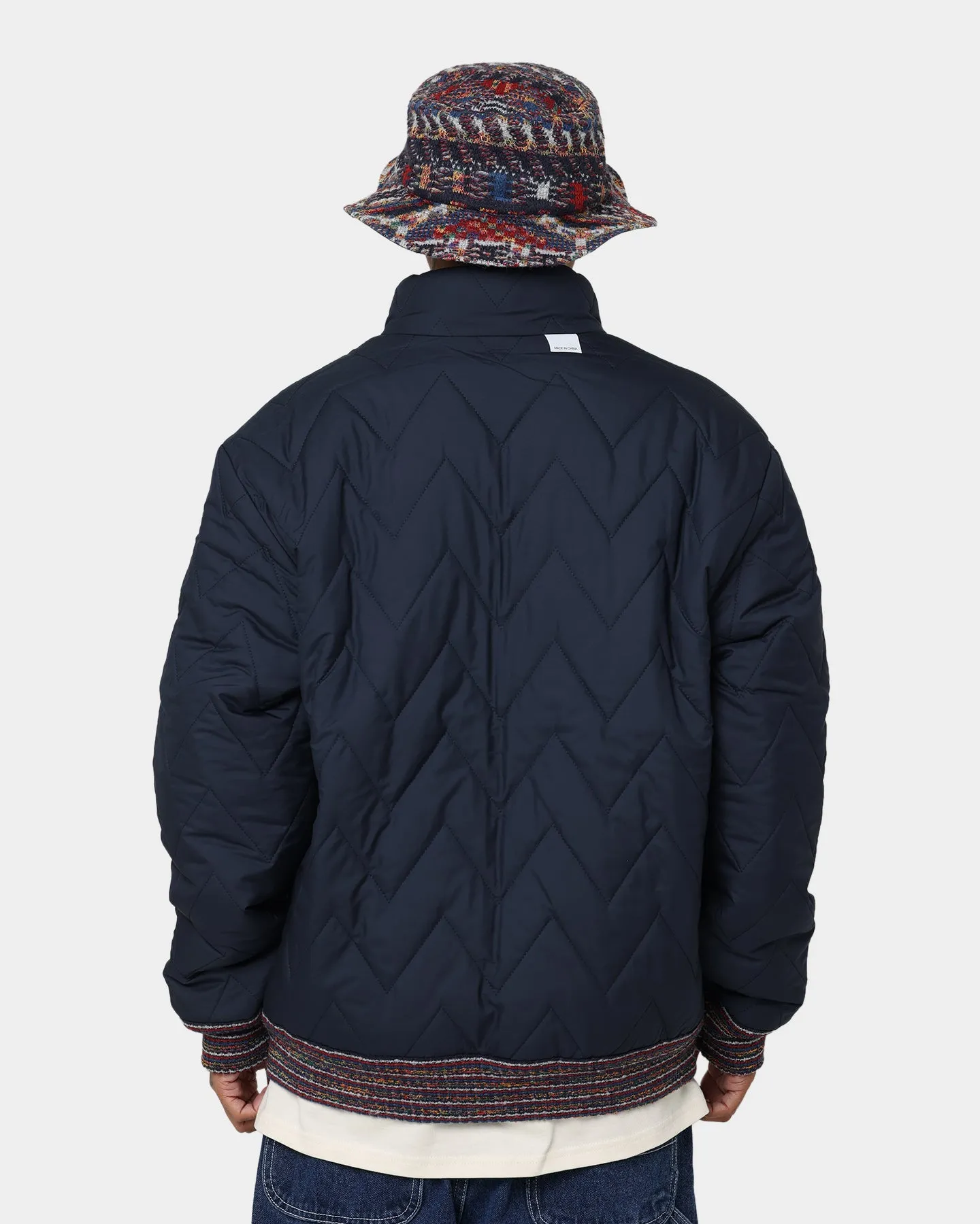 Supreme X Missoni Reversible Knit Jacket Navy