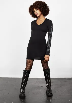 Sword Bodycon Dress