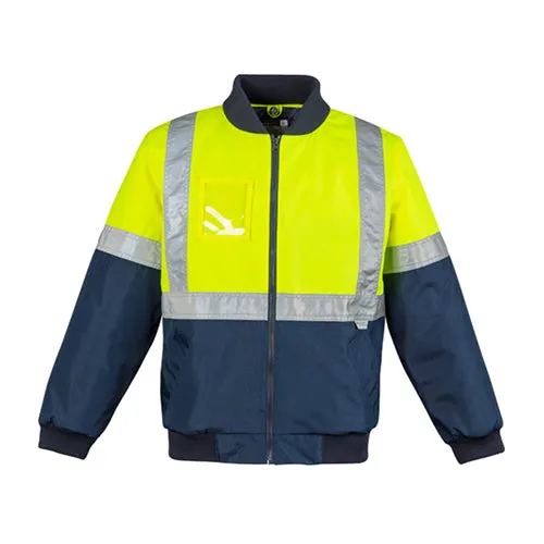 Syzmik Workwear | Mens's Hi Vis Quilted Flying Jacket | ZJ351