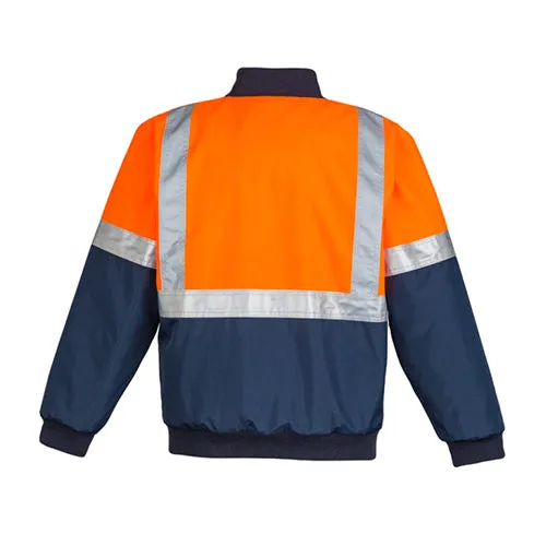 Syzmik Workwear | Mens's Hi Vis Quilted Flying Jacket | ZJ351