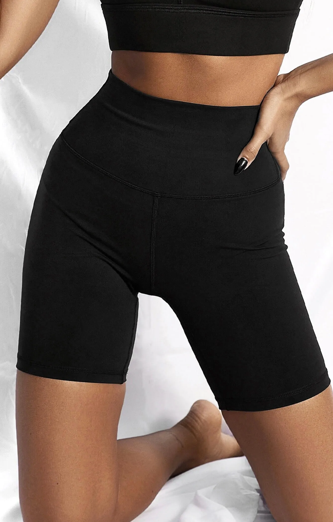 THE A.T.G SCULPT™ BIKE SHORT - BUTTER BLACK