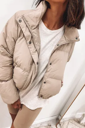 Topher Puffer Jacket Mocha