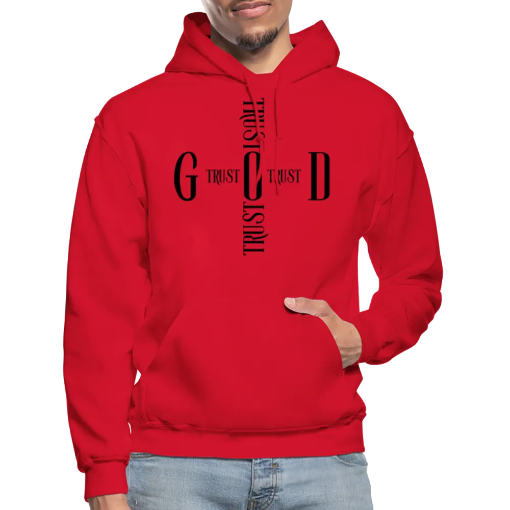 Uniquely You Mens Hoodie / Trust God Sweatshirt - S521545