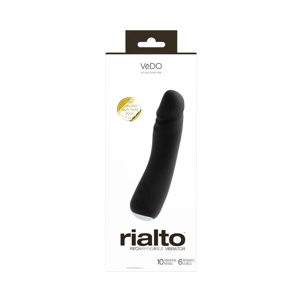 Vedo Rialto Rechargeable Vibe Black Pearl