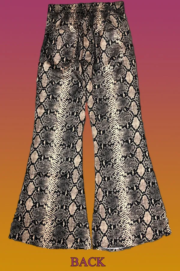 W765 SNAKESKIN FLARED PANT (XL, XXL, XXXL)