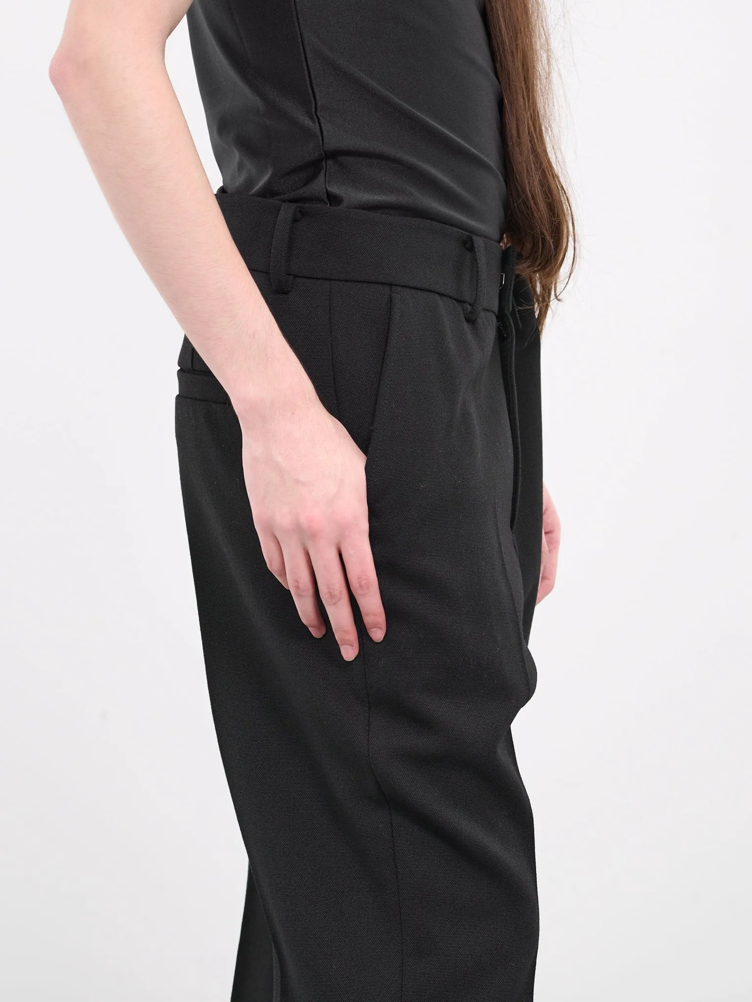 Wave Bootcut Pants (PT0-24-219-M-BLACK)