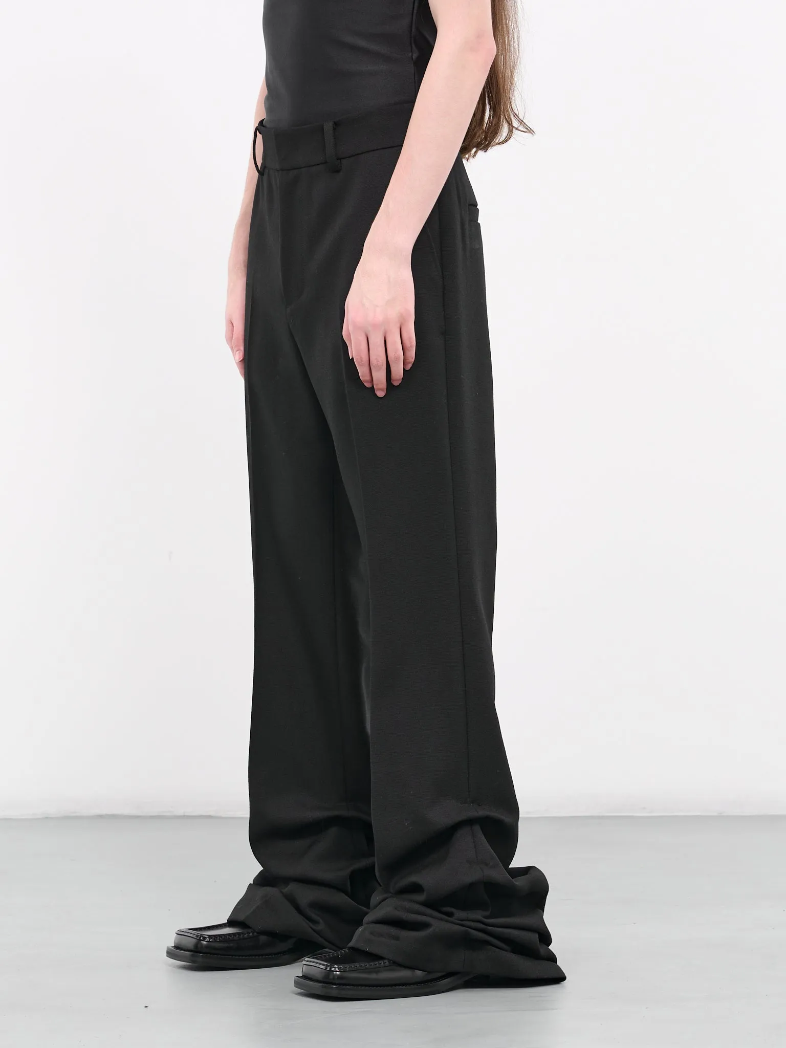 Wave Bootcut Pants (PT0-24-219-M-BLACK)