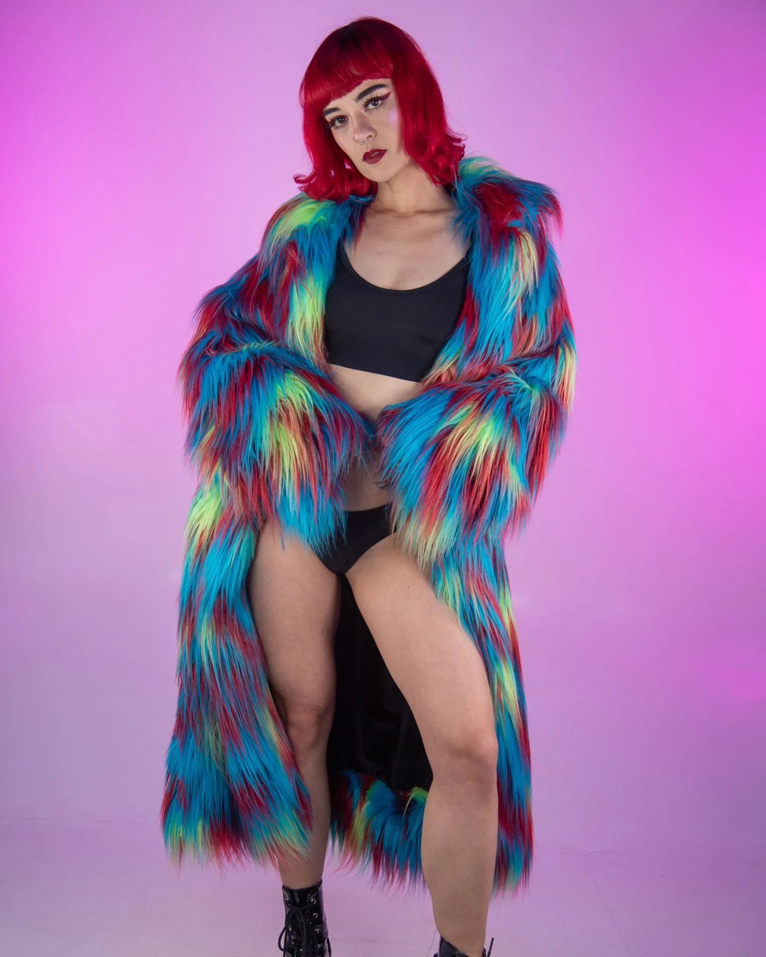 Wild Nights Unisex Faux Fur Coat