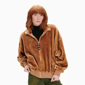 Women's Laken Faux Fur Zip Up Jacket