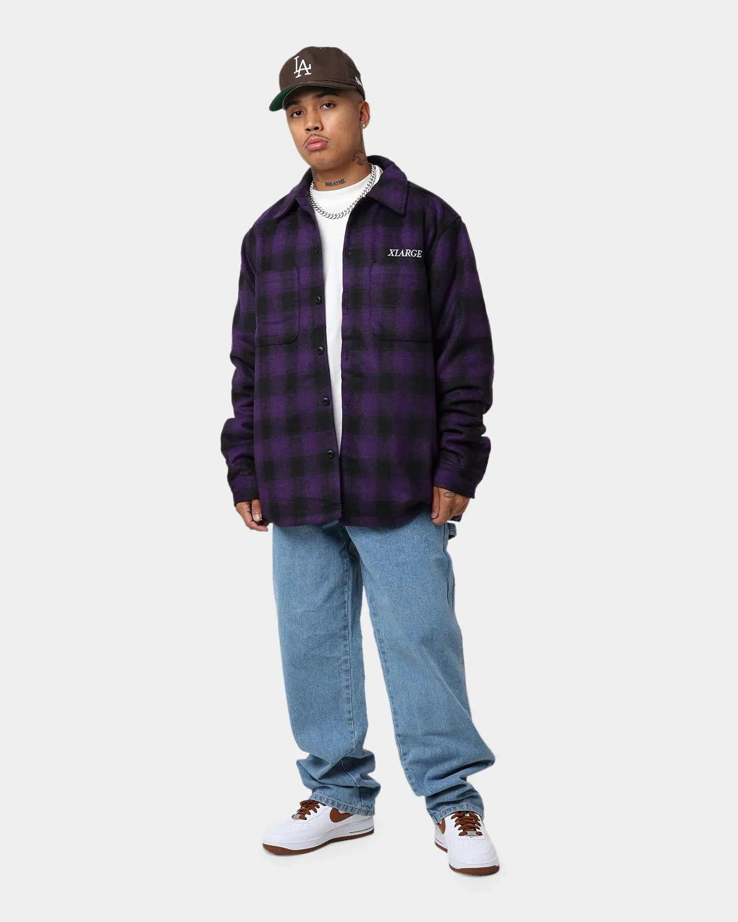 X-Large Rip Jacket Black/Purple