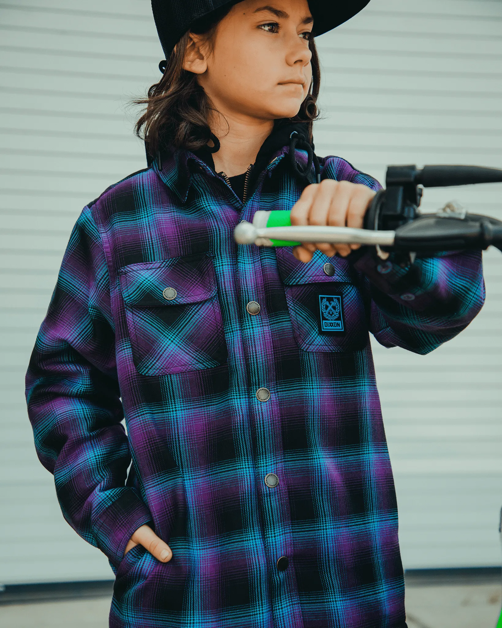 Youth Mystic Hooded Flannel Jacket