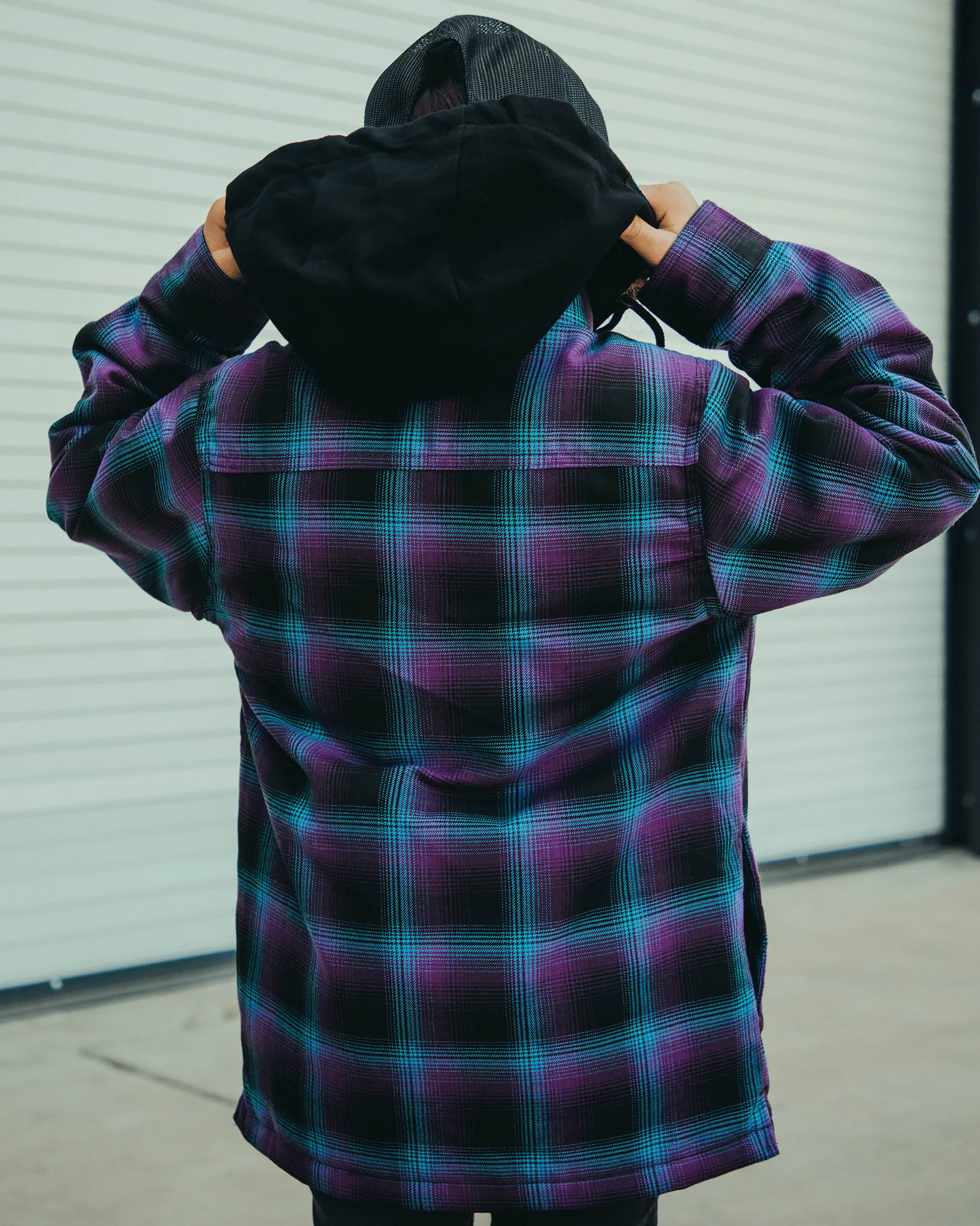 Youth Mystic Hooded Flannel Jacket